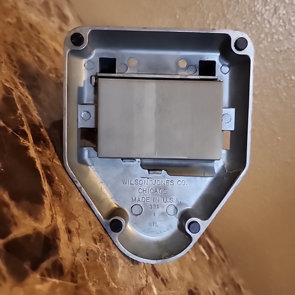 Vintage MCM Marvel 2 Hole Punch Cast Iron Wilson Jones Co Chicago USA - Picture 6 of 6